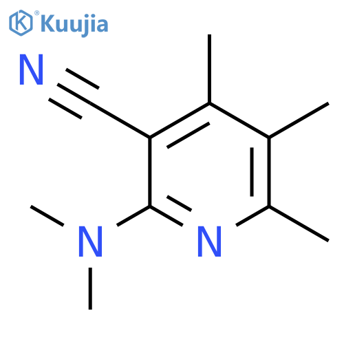 2-(Dimethylamino)-4,5,6-trimethylpyridine-3-carbonitrile structure