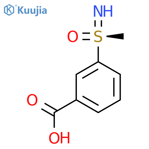 3-[(S)-imino(methyl)oxo-lambda6-sulfanyl]benzoic acid structure