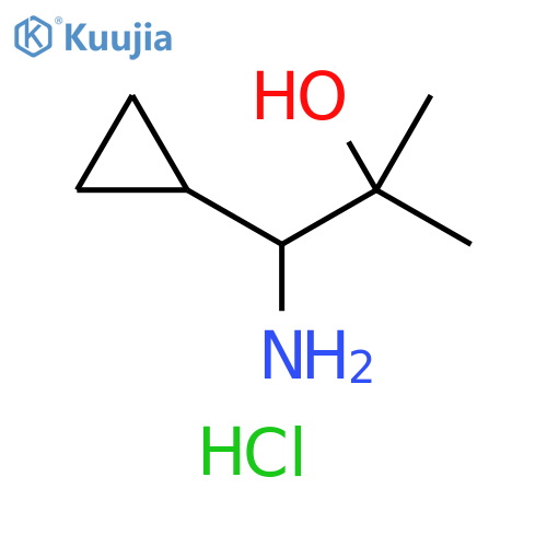 Cyclopropaneethanol, β-amino-α,α-dimethyl-, hydrochloride (1:1) structure