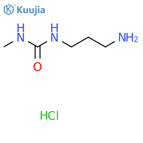 Urea, N-(3-aminopropyl)-N′-methyl-, hydrochloride (1:1) structure