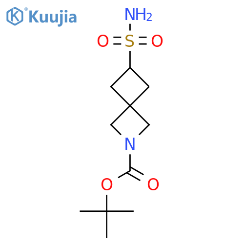 Tert-butyl 6-sulfamoyl-2-azaspiro[3.3]heptane-2-carboxylate structure