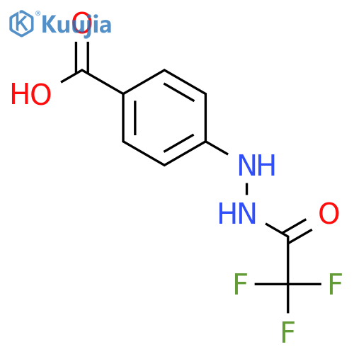 4-2-(Trifluoroacetyl)hydrazinobenzoic acid structure