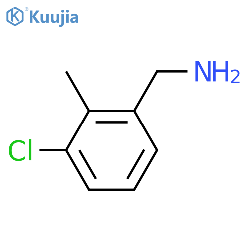 3-Chloro-2-methylbenzylamine structure