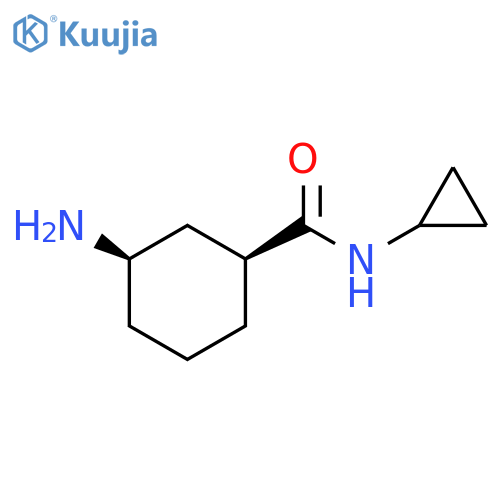 rac-(1R,3S)-3-amino-N-cyclopropylcyclohexane-1-carboxamide, cis structure