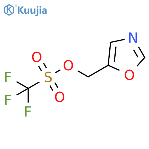 Methanesulfonic acid, 1,1,1-trifluoro-, 5-oxazolylmethyl ester structure