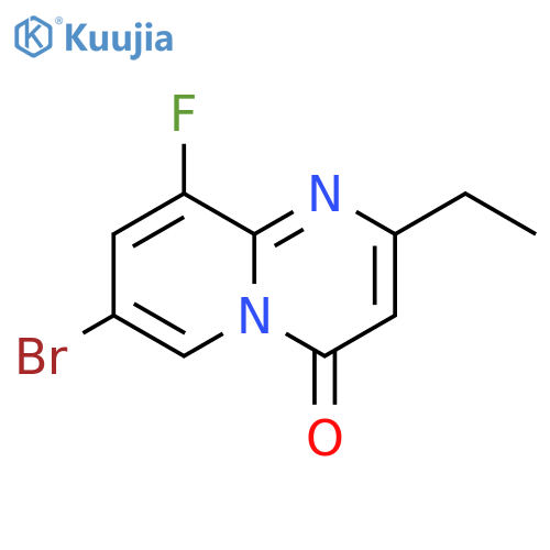 7-Bromo-2-ethyl-9-fluoro-4H-pyrido[1,2-a]pyrimidin-4-one structure