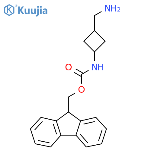 (9H-fluoren-9-yl)methyl N-(1r,3r)-3-(aminomethyl)cyclobutylcarbamate structure