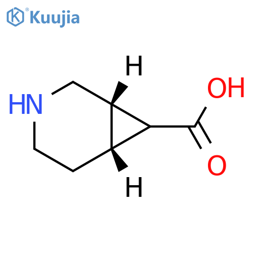 3-Azabicyclo[4.1.0]heptane-7-carboxylic acid, (1S,6R)- structure