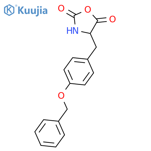 2,5-Oxazolidinedione, 4-[[4-(phenylmethoxy)phenyl]methyl]-, (S)- structure