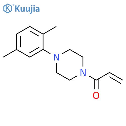 2-Propen-1-one, 1-[4-(2,5-dimethylphenyl)-1-piperazinyl]- structure
