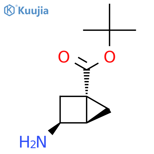 Tert-butyl (1S,3S,4R)-3-aminobicyclo[2.1.0]pentane-1-carboxylate structure