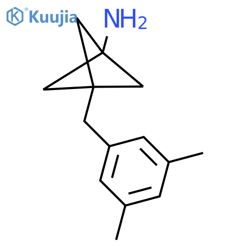 3-[(3,5-Dimethylphenyl)methyl]bicyclo[1.1.1]pentan-1-amine structure