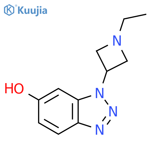 1-(1-ethylazetidin-3-yl)-1H-1,2,3-benzotriazol-6-ol structure