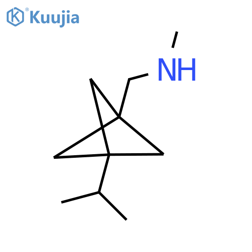 Methyl({[3-(propan-2-yl)bicyclo[1.1.1]pentan-1-yl]methyl})amine structure