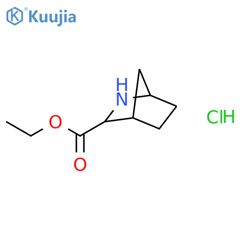(1S,3R,4R)-Ethyl 2-azabicyclo[2.2.1]heptane-3-carboxylate hydrochloride structure
