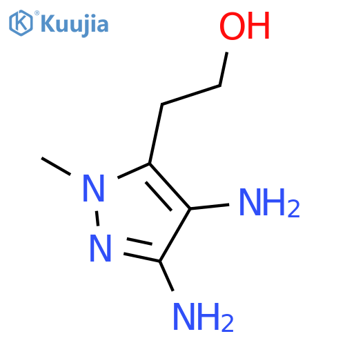 1H-Pyrazole-5-ethanol,3,4-diamino-1-methyl- structure