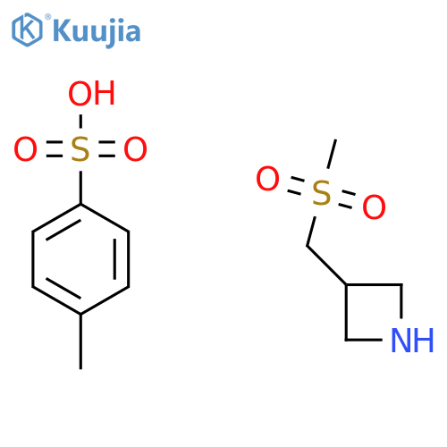 3-Methanesulfonylmethyl-azetidine p-toluenesulfonic acid salt structure