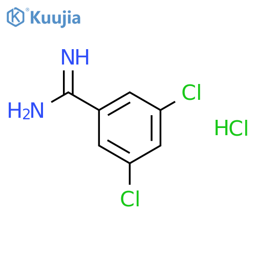 3,5-Dichlorobenzene-1-carboximidamide Hydrochloride structure
