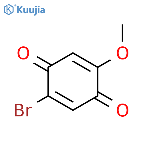 2-Bromo-5-methoxycyclohexa-2,5-diene-1,4-dione structure
