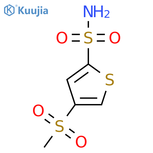 4-Methanesulfonylthiophene-2-sulfonamide structure