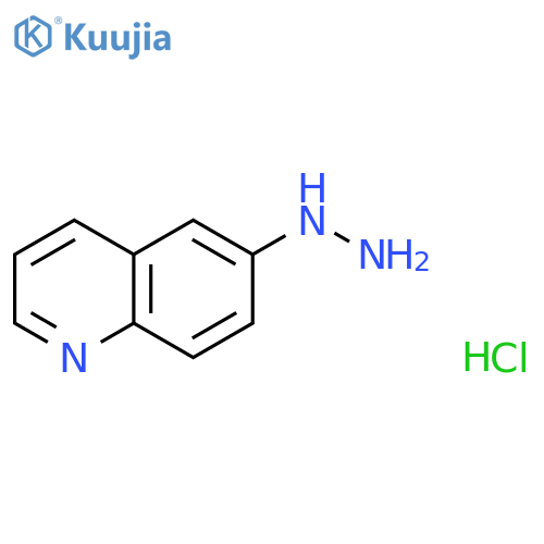 6-Hydrazinylquinolin-1-ium chloride structure