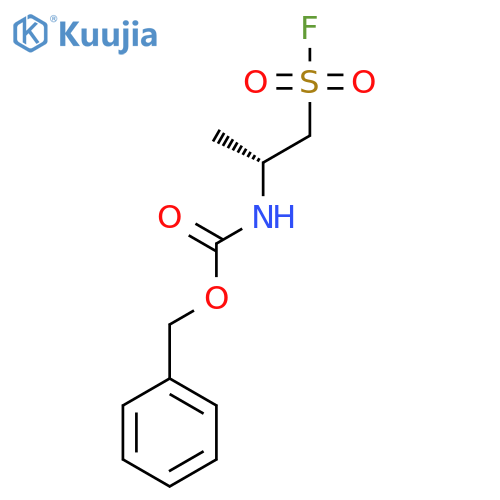 benzyl N-[(2R)-1-(fluorosulfonyl)propan-2-yl]carbamate structure