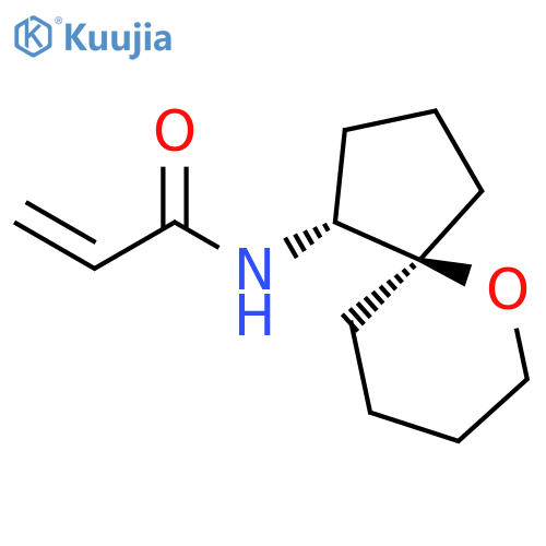 N-(1R,5S)-6-oxaspiro4.5decan-1-ylprop-2-enamide structure