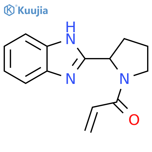 1-2-(1H-1,3-benzodiazol-2-yl)pyrrolidin-1-ylprop-2-en-1-one structure
