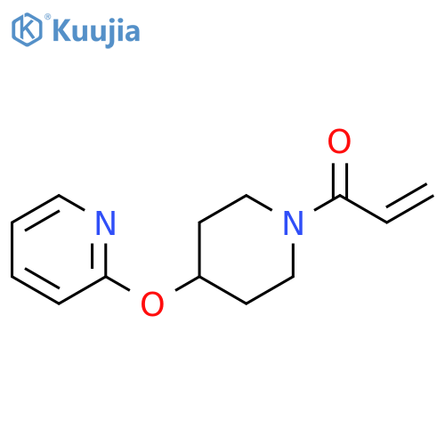 1-4-(pyridin-2-yloxy)piperidin-1-ylprop-2-en-1-one structure