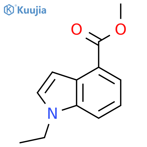 methyl 1-ethylindole-4-carboxylate structure