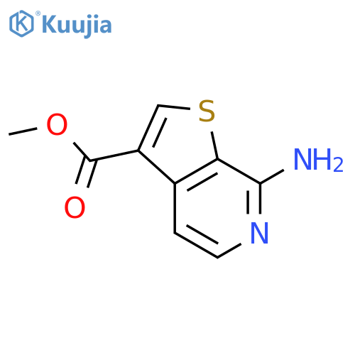methyl 7-aminothieno[2,3-c]pyridine-3-carboxylate structure