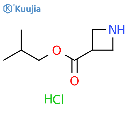 isobutyl azetidine-3-carboxylate;hydrochloride structure