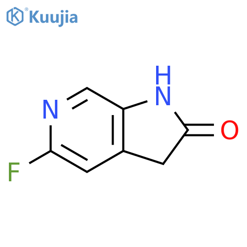 5-fluoro-1,3-dihydropyrrolo[2,3-c]pyridin-2-one structure