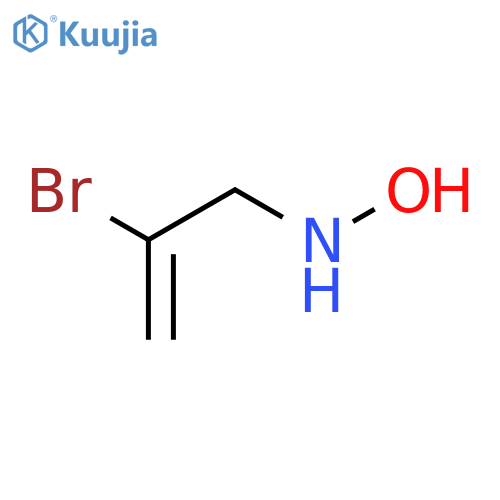N-(2-bromoprop-2-en-1-yl)hydroxylamine structure