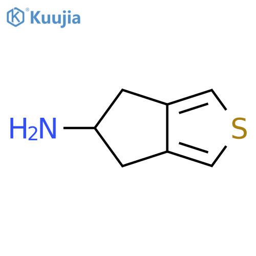5,6-Dihydro-4H-cyclopenta[c]thiophen-5-amine structure