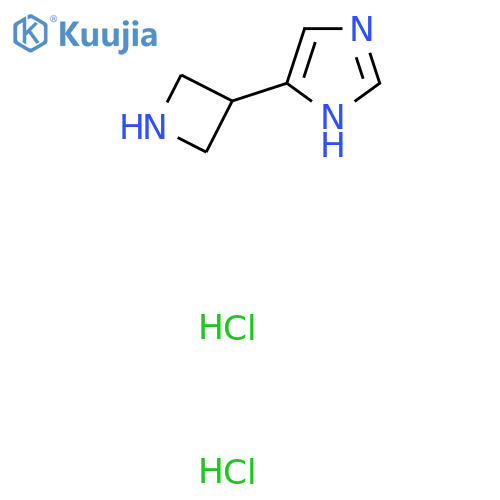 5-(Azetidin-3-yl)-1H-imidazole;dihydrochloride structure