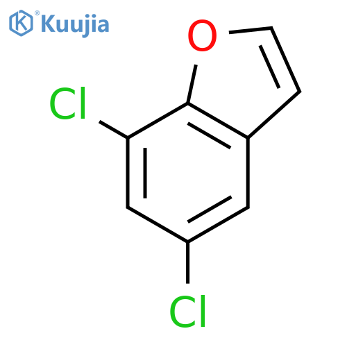 5,7-Dichlorobenzofuran structure
