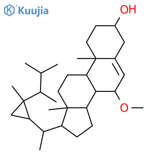 Gorgost-5-ene-3,7-diol; (3β,7α,24R)-form, 7-Me ether structure