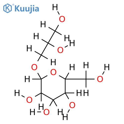 ((R)-2,3-Dihydroxy-propyl)-alpha-D-galactopyranosid structure