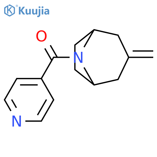 3-methylidene-8-(pyridine-4-carbonyl)-8-azabicyclo3.2.1octane structure