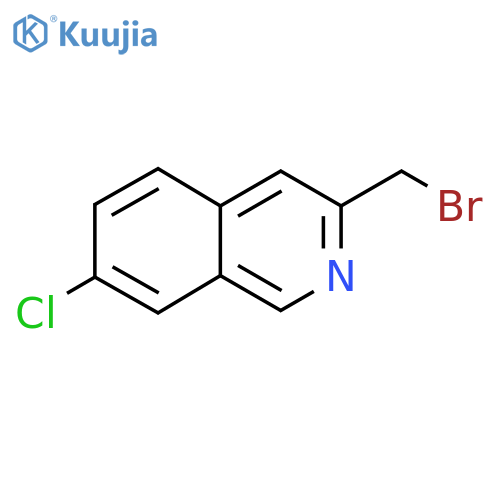 3-(Bromomethyl)-7-chloroisoquinoline structure