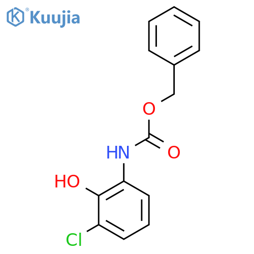benzyl N-(3-chloro-2-hydroxyphenyl)carbamate structure