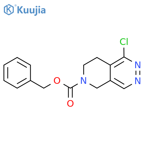 benzyl 1-chloro-5H,6H,7H,8H-pyrido[3,4-d]pyridazine-6-carboxylate structure