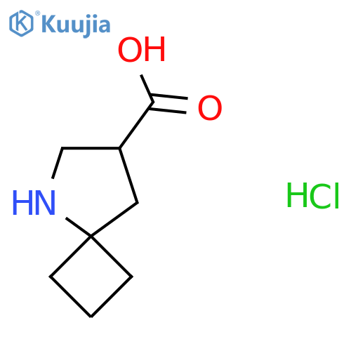 5-Azaspiro[3.4]octane-7-carboxylic acid;hydrochloride structure