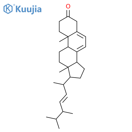 Ergosta-5,7,22-trien-3-one,(22E)- (9CI) structure