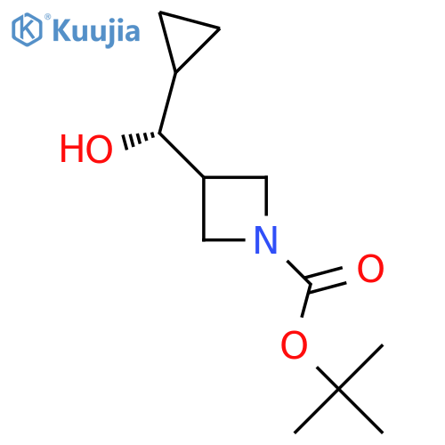 tert-Butyl 3-[(R)-cyclopropyl(hydroxy)methyl]azetidine-1-carboxylate structure