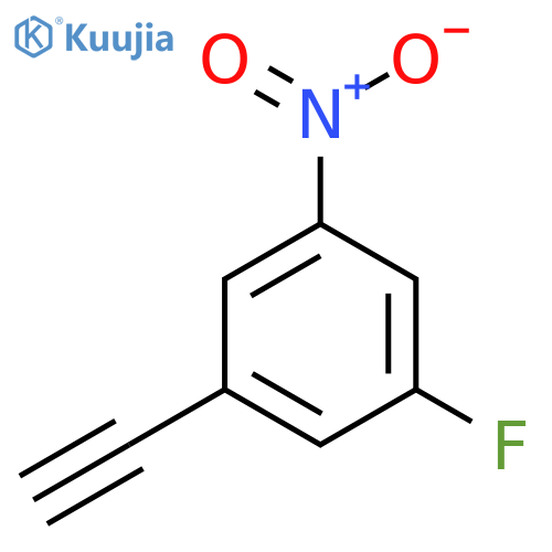 1-Ethynyl-3-fluoro-5-nitrobenzene structure
