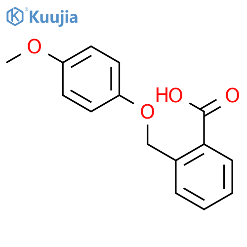 2-(4-methoxyphenoxy)methylbenzoic Acid structure