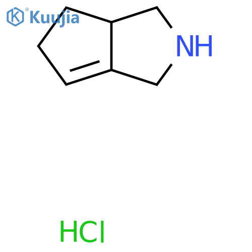 1H,2H,3H,3aH,4H,5H-cyclopenta[c]pyrrole hydrochloride structure