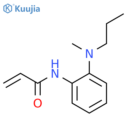 N-{2-methyl(propyl)aminophenyl}prop-2-enamide structure